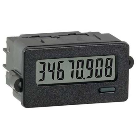 Red Lion Controls Counter, LCD, 8 Digits, 1.64" D CUB7CCR0