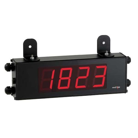 Red Lion Controls Counter, LCD, 8 Digits, 1.64" D CUB7CVR0
