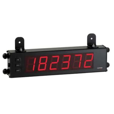 Red Lion Controls Counter, Backlit, PNP Open Collector/Relay C48CB104