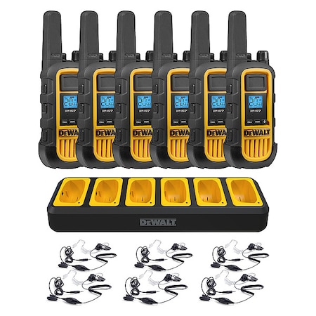 Dewalt MFR#:DXFRS800-BCH6-SV1, Radios:6 DXFRS800BCH6-SV1