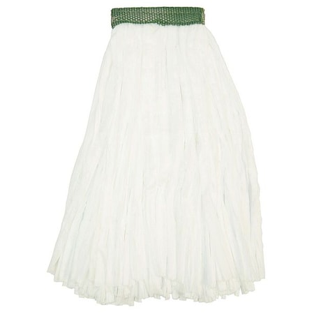 Tough Guy 5 in Strip Wet Mop, Quick Change Connection, Cut-End, White, Cellulose/Polyester (Formerly Tough Guy) 13D098