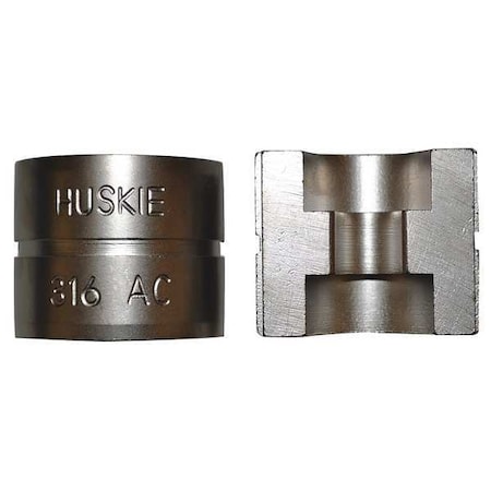Huskie Tools Compression Die, Blue, Wire Rope, 3/16 In 316AC