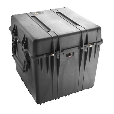 Pelican Black Protective Case, 26-1/2" L x 26-1/2" W x 25-1/4" D 0370NF
