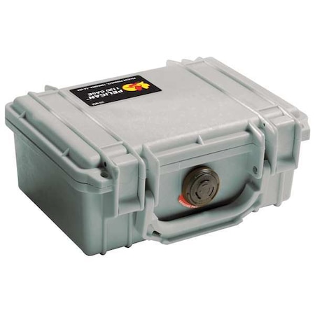 Pelican Case, 8-1/8 In Lx6-9/16 In Wx3-9/16 In D 1120-001-180