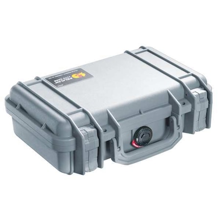 Pelican Silver Protective Case, 11.64"L x 8.34"W x 3.78"D 1170-001-180