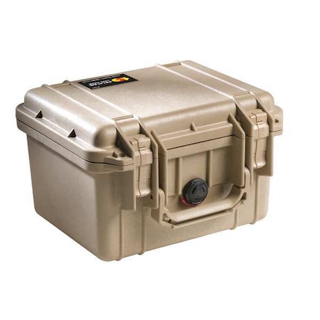 Pelican Desert Tan Protective Case, 10.62"L x 9.68"W x 6.87"D 1300-001-190