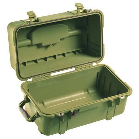 Pelican Olive Drab Green Protective Case, 20.85"L x 12.73"W x 12-3/4"D 1460NF