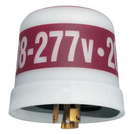 Intermatic HID, Incandescent Photocontrol, 4,150 W, Maroon/White, 90 sec Max, 30 sec Min LC4523