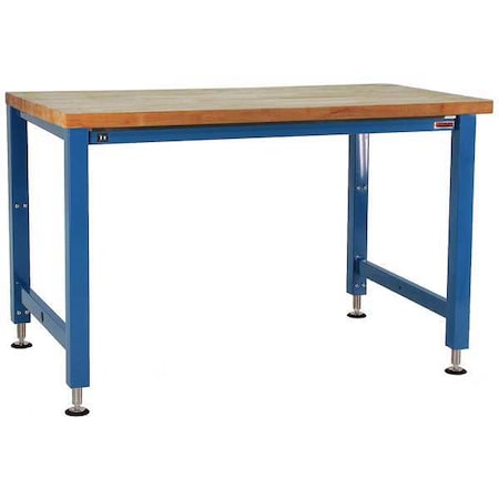 Benchpro Electric Workbenches, Butcher Block, 48" W, 30" to 42" Height, 1000 lb., Straight AEW3048