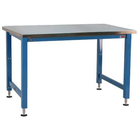 Benchpro Electric Workbenches, Stainless Steel, 48" W, 30" to 42" Height, 1000 lb., Straight AEN3048