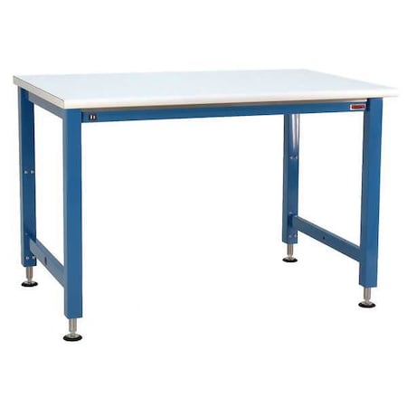 Benchpro Electric Workbench, Laminate, 60 in W, 30 in to 42 in Height, 1,000 lb, Straight AEF3060