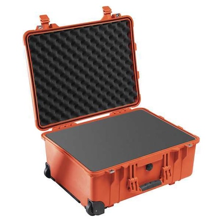 Pelican Orange Protective Case, 22.07"L x 17.92"W x 10.42"D 1560