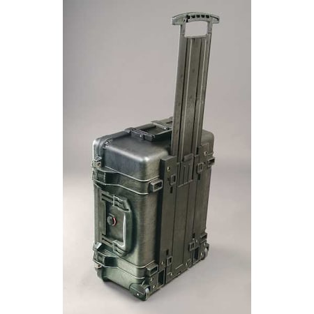 Pelican Black Protective Case, 22.07" L x 17.92" W x 10.42" D 1560NF