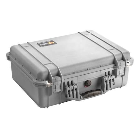 Pelican Silver Protective Case, 19.78"L x 15.77"W x 7.41"D 1520NF
