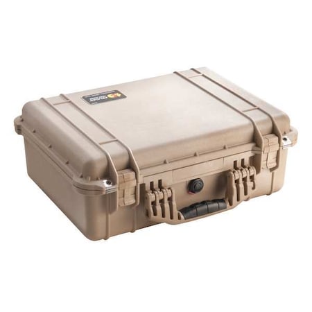 Pelican Desert Tan Protective Case, 19.78"L x 15.77"W x 7.41"D 1520NF
