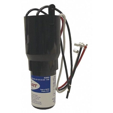 Supco Hard Start Kit, 115, Single, 1/12 to 1/5 RCO810