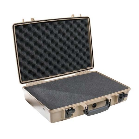 Pelican Desert Tan Protective Case, 19.87"L x 13.93"W x 4.68"D 1490-000-190