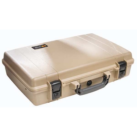 Pelican Desert Tan Protective Case, 19.87"L x 13.93"W x 4.68"D 1490NF