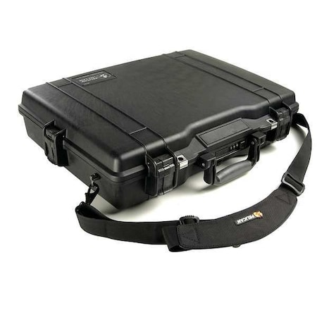 Pelican Black Protective Case, 21.62"L x 17-1/4"W x 4.87"D 1495NF