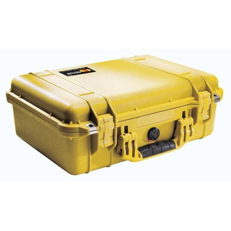 Pelican Case, 18-1/2 InLx14-1/16 Wx6-15/16 In, YL 1500NF