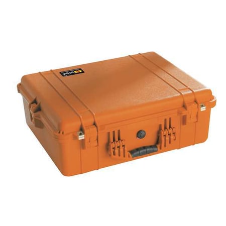 Pelican Case, 24-1/4 InLx19-7/16 Wx8-11/16 In, Or 1600NF