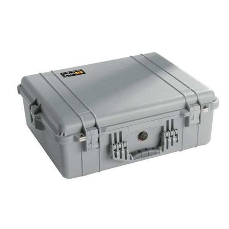 Pelican Silver Protective Case, 24.39"L x 19.36"W x 8.79"D 1600NF