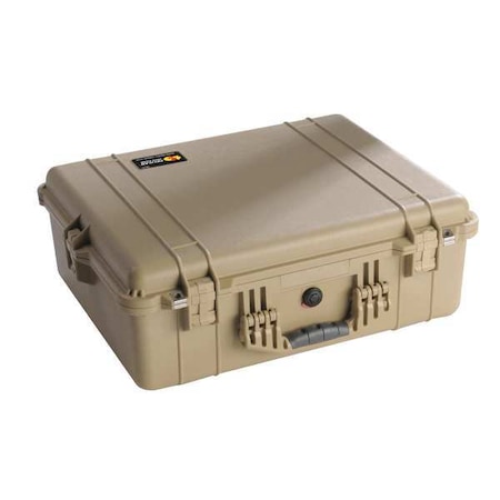 Pelican ProtCase, 6 1/8 in, DblThrw, Desert Tan 1600NF