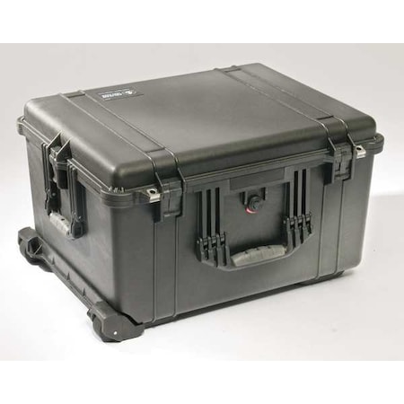 Pelican Black Protective Case, 24.7"L x 19.57"W x 13.9"D 1620NF