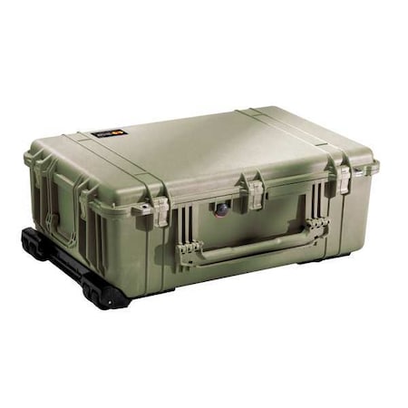 Pelican Olive Drab Green Protective Case, 31.5"L x 20.47"W x 12.45"D 1650NF