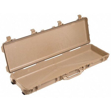 Pelican Case, 53 In Lx16 In Wx6-1/8 In D, Tan 1750NF