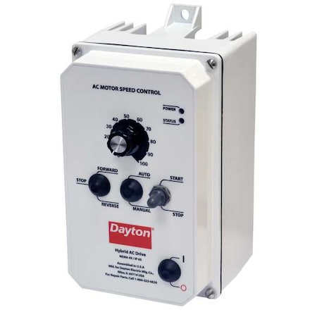 Dayton Variable Freq Drive, 1HP, 120/208-240V 13E633