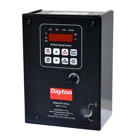 Dayton Variable Freq Drive, 1HP, 120/208-240V 13E662
