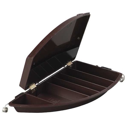 Carlisle Foodservice Clip-On Money Maid, Polystyrene Brown, PK12 140101