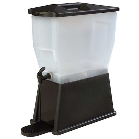 Carlisle Foodservice Beverage Dispenser, Single, 3 Gal, Black 1085603