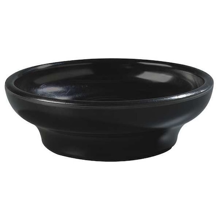 Carlisle Foodservice Salsa Dish, 5 oz., Melamine Black PK48 0875GR03
