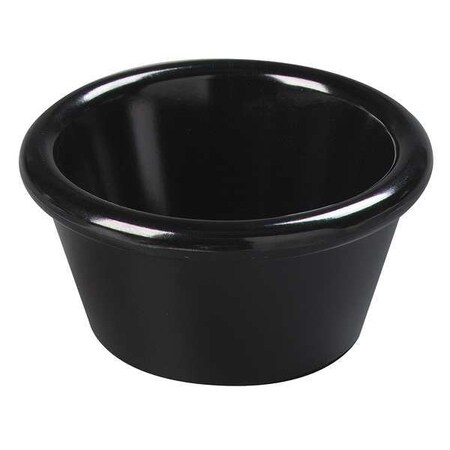 Carlisle Foodservice Smooth Ramekin, 2 oz., Black, PK72 85203