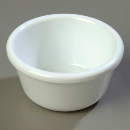 Carlisle Foodservice Smooth Ramekin, 3 oz., White, PK48 S280GR02