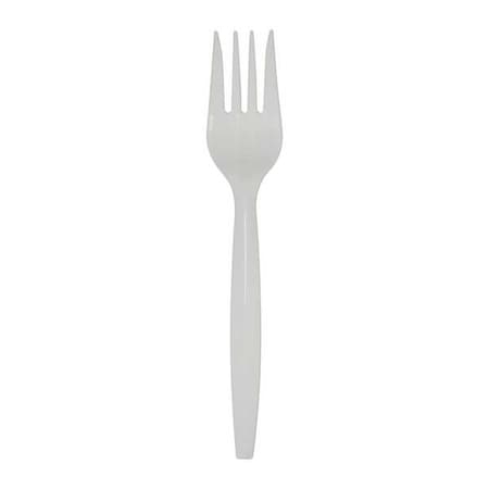 Dixie Fork, White, Medium Weight, PK960 SSF21P