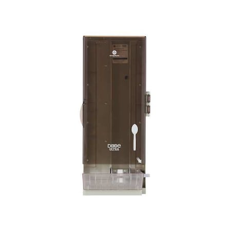 Smartstock Spoon Dispenser, Smoke, Capacity 120 SSSHWDSP08