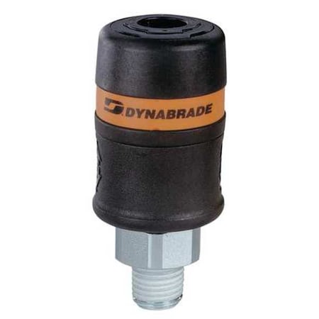 DYNABRADE Coupler, Mega-Flow, 1/4, Composite 97567