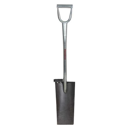 Razor-Back Garden Spade Shovel, 14 ga Not Applicable Blade, Steel Blade, 26 in L Silver Steel Handle 2451700