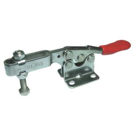 Zoro Select Toggle Clamp, Horiz, SS, 1.50 In, 5.43 In 13F626