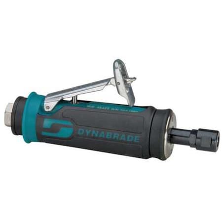 Dynabrade Straight Die Grinder, 1/4 in NPT Female Air Inlet, 1/4 in Collet, Heavy Duty, 30,000 RPM, 0.4 hp 48327