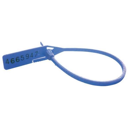 CORTECH Cinch-up Locking Seal, Blue, PK100 PCPTS833