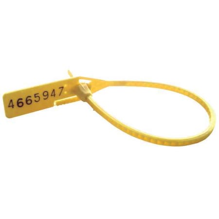 Cortech Cinch-up Locking Seal, Yellow, PK100 PCPTS867