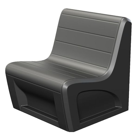 CORTECH BlackGroup Seating Chair, 31"W32"L33"H, High Impact "No Break" UV Stabilized PolyethyleneSeat 96484BK