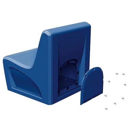 CORTECH Slate BlueGroup Seating Chair, 31"W32"L33"H, High Impact "No Break" UV Stabilized PolyethyleneSeat 96484SBS