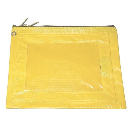 Cortech Evidence Pouch, 9 x 12 In, Yellow VP93467