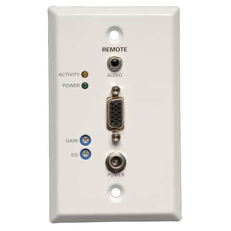 Tripp Lite Display Extender Recvr, VGA, 3.5mm, Cat5e/6 B132-100A-WP-1