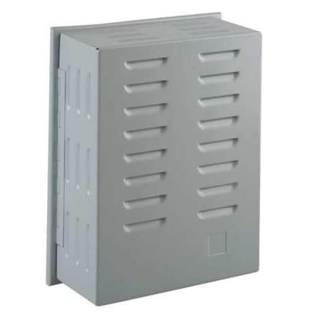 Zoro Select Universal Thermostat Guard, Off-White, Metal 13J048